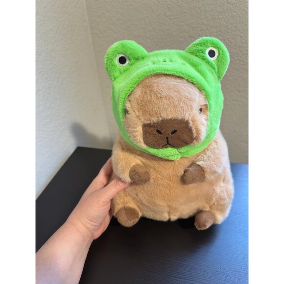 Capybara Plush Pillow | Cute Capibara Stuffed Animal | Soft Plushie Toy - Picture 1 of 4